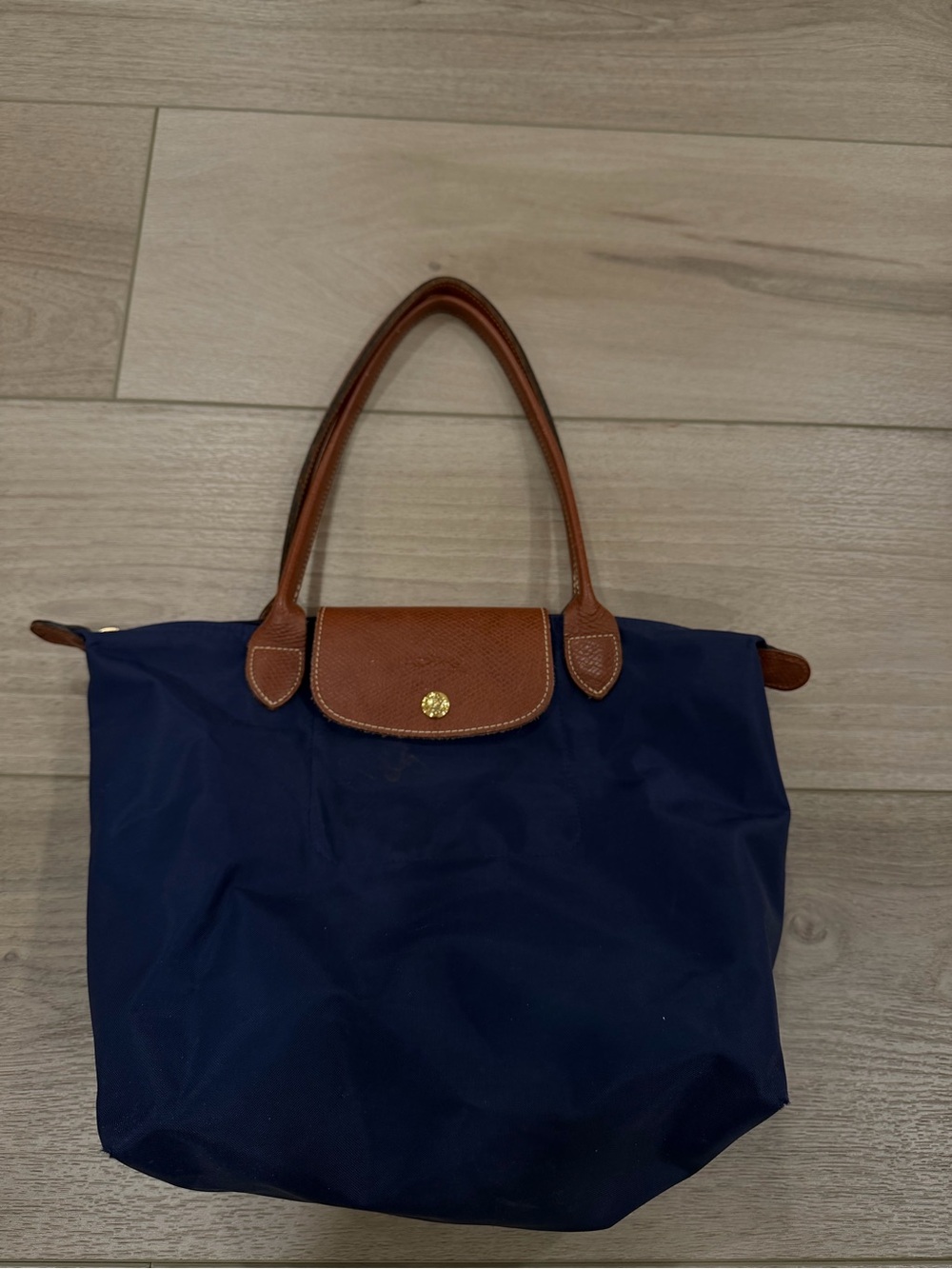 Longchamp Le Pliage Type Modele Depose Bag Navy Small